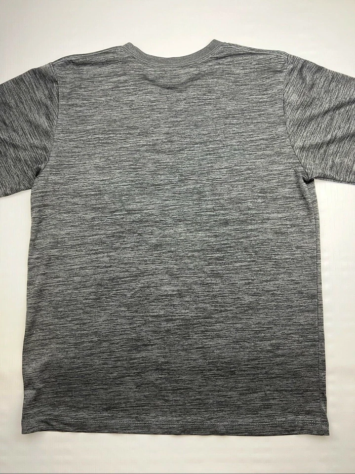 Tek Gear Heathered 灰色 T 恤美国棒球运动衬衫男孩尺寸 XL — 第 2/4 张图片