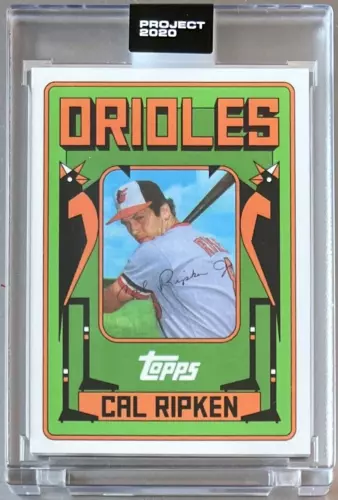 TOPPS PROJECT 2020 #241 CAL RIPKEN, JR by GROTESK 1982 ORIOLES * FREE SHIPPING