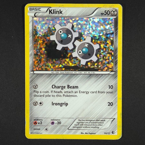 Klink 10/12 - McDonald's Promo - Pokemon Card