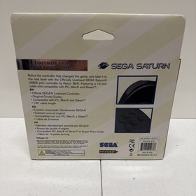 Retro-Bit SEGA Saturn Wired Controller Pad - Black