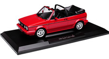 VW Volkswagen Golf MK1 Cabriolet rouge de 1992 au 1/18 de NOREV 188626