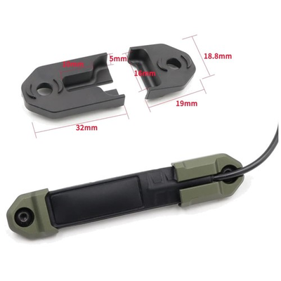 #ad Aviation Aluminum Remote Pressure Switch Mount in Army Green $33.59