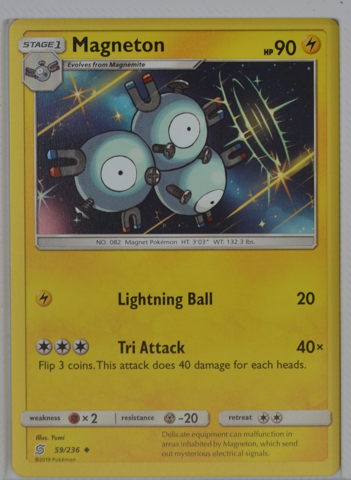 Magneton 59/236 SM - Unified Minds Pokemon TCG