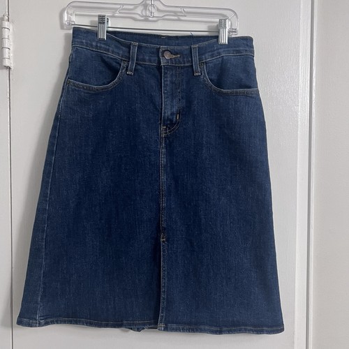Levi’s Jeans Denim Flare Skirt w/ slit - Size 27