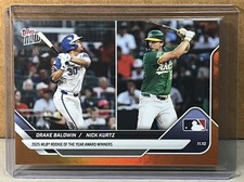 2025 TOPPS NOW #OS3 DRAKE BALDWIN NICK KURTZ Rookie Orange Foil Parallel 10/25