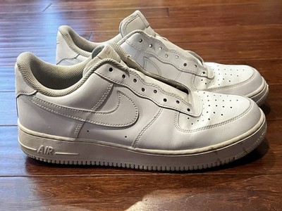 Nike CW2288 111 AF1 Air Force 1 Triple White Mens 11 Sneaker Shoes NO LACES