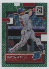 2022 Panini Donruss Optic Rated Rookie Green Dragon Prizm 63/99 Riley Adams 03rx