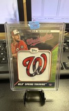 2021 Topps Spring Training Cap Logo Patch Max Scherzer #STCL-MS 47/299