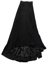 Sherri Hill Rhinestone Embellished Maxi Skirt in Black