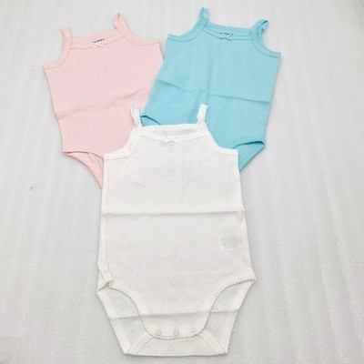 Blueleyu Tanktop Kleidung Baby Mädchen Baumwolle Set 3er 4er Pack bunt