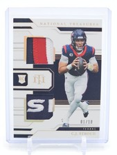 C.J. STROUD 2023 NATIONAL TREASURES ROOKIE DUAL PATCH GOLD /10 #RDM-CSD Q6438