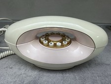 TELEFONO ROSA VINTAGE SPACE AGE FISSO TELEPHON  DESIGN ALADIN FESTNETZTELEFON