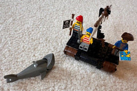 Vintage Lego Pirates set 6257 - Castaway's Raft; 100% complete w box & manual
