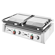 Buffalo Double Contact Grill  Ribbed/Ribbed Plate