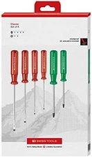Swiss-Made  6-Piece Phillips Pozidriv Screwdriver Set