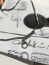 Werkstatt München Kette "necklace symbol ring" - Sterlingsilber 925 - HALSKETTE 