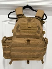 London Bridge Trading Co. LBT-6094B Plate Carrier - Coyote Brown - Used Exc