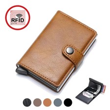 Men's RFID Blocking Wallet - Magic Hasp Card Holder for Credit/Bank/ID Cards, Mi