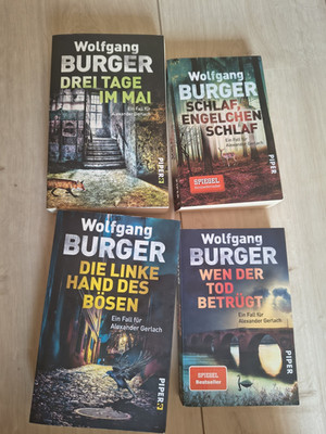 Band 12 - 15 Wolfgang Burger Heidelberg Paket 3 Tage im Mai Schlaf Engelchen