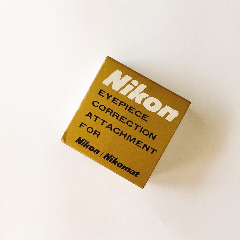 NIKON -2.0 EYEPIECE CORRECTION ATTACHMENT FOR NikonF/Nikomat/FTN in Box diopter