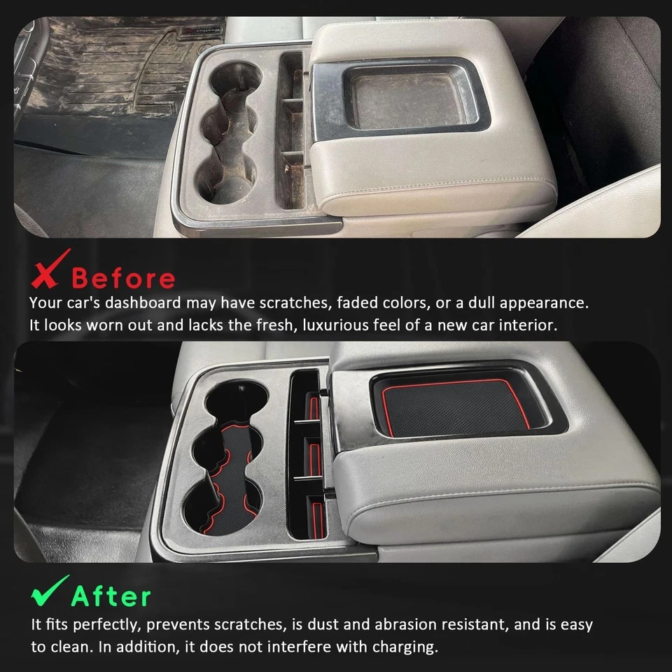 Auovo for Chevy Chevrolet Silverado 1500 BenchSeats/GMC/Sierra 1500 2014-2018 - Image 2 of 4