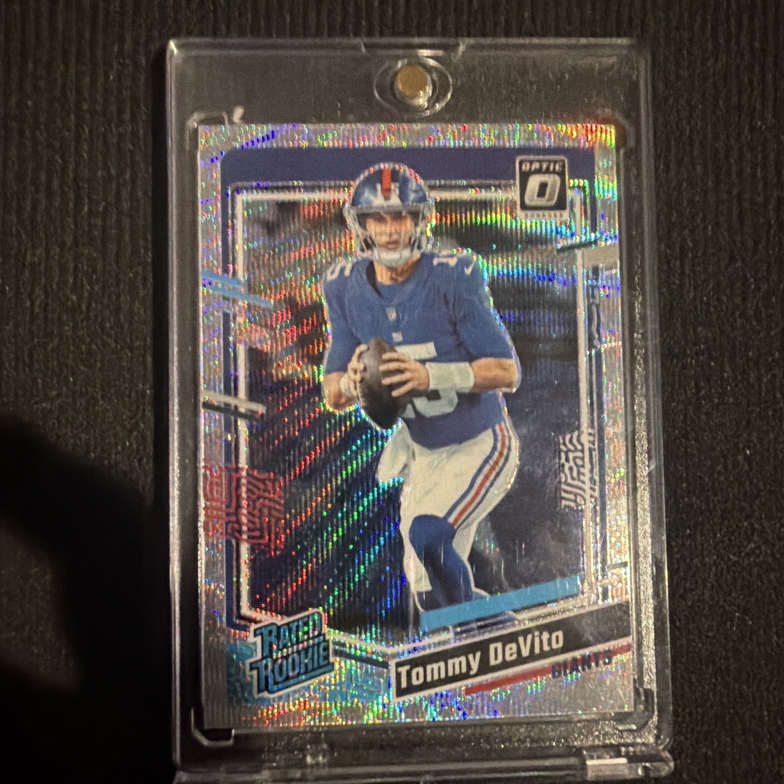 2023 Panini Donruss Optic - Rated Rookie Tommy DeVito #280 Wave Prizm /300 (RC)