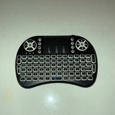 Mini Wireless Keyboard with Touchpad Mouse LED Backlit Portable PC Tablet Window