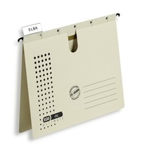 Elba Chic 85802CH Suspension Files A4 RC Cardboard 230 g/m  Pack of 5 Chamois