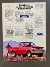 Ford F-Series Flareside Pick-Up Truck Oldtimer 1993 Vintage Ad Werbung Reklame