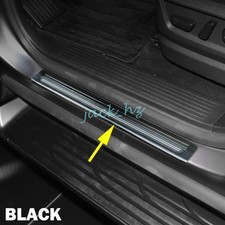 Protector de placa de desgaste de umbral de puerta de acero negro para Nissan Armada Patrol 2025-2026