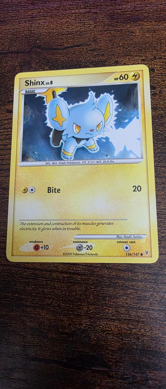 Shinx 126/147 Common Supreme Victors Pokemon Lightly Played