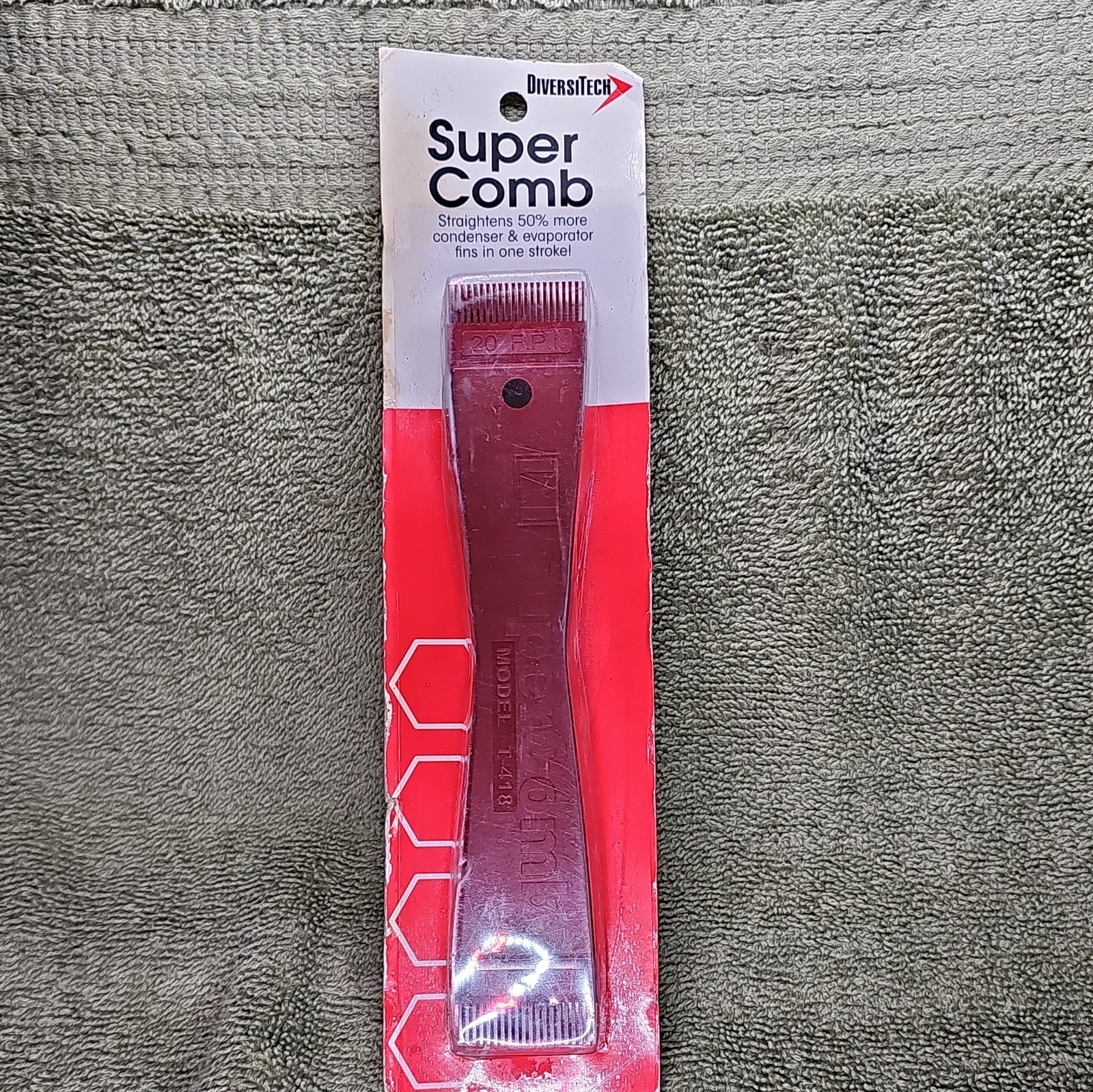 DiversiTech T418 SuperComb Fin Straightening Comb BRAND NEW