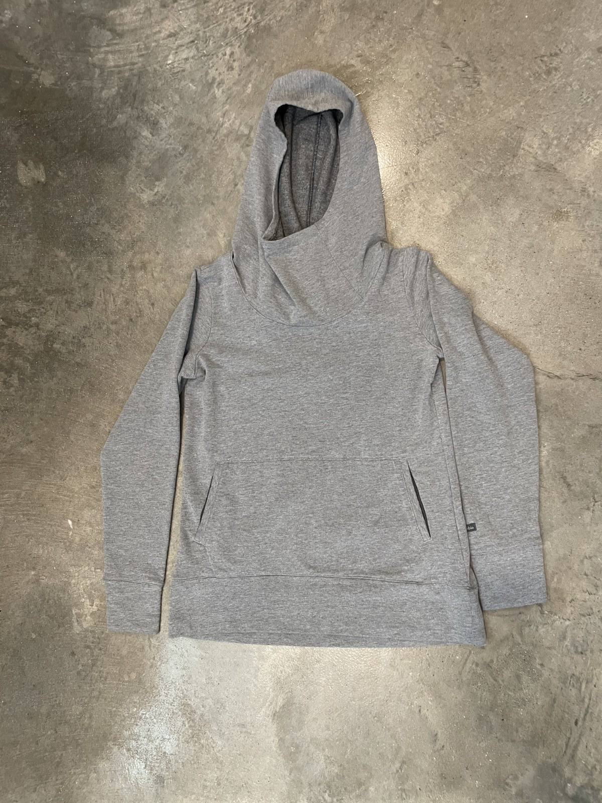 Columbia Hoodie Women XS Gray Lightweight Fleece Knit Mock Neck Casual Layering thumbnail 5