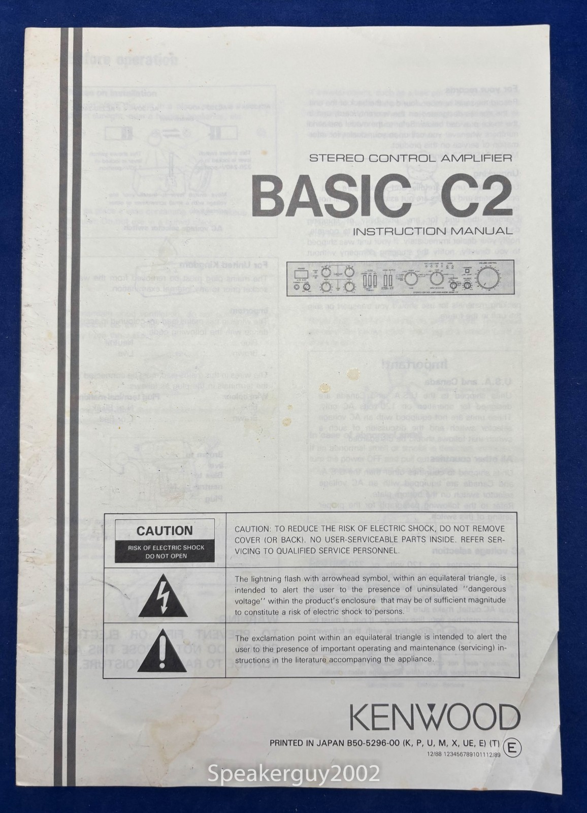 Kenwood BASIC-C-2 vintage audio equipment - eBay listing photo 1