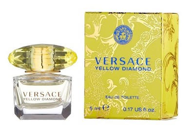 Yellow Diamond by Versace EDT Perfume for Women 0.17  oz 5ml New In Box - Mini