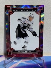 2024-25 SP AUTHENTIC Hockey ARTHUR KALIYEV #P-48 PAGEANTRY RED