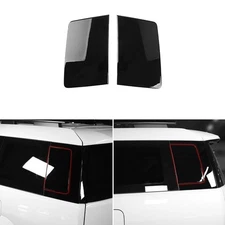 Black Window D Pillar Post Molding Trim Cover For Hyundai Santa Fe 2024-2026