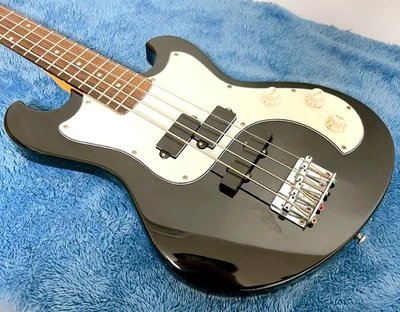 GrassRoots G-UT-46 Ultra Tone Black ESP Gothic 1990 Vintage Bass Guitar Japan - image 1 of 4