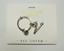 Personalite Marina De Buchi Gold Tone Bag Charm Key Ring Key Chain V