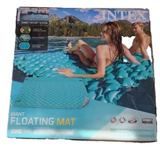 Giant Inflatable Floating Mat 9'x7' Intex Swimming Water