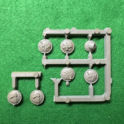 Warhammer Zwerge Zwerge Krieger Schildgebiss 6x Shields Games Workshop BNOS GW  