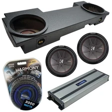 02-13 Cadillac Escalade Underseat Kicker CWR12 Dual 12 Rhino Sub Box HA-A1500.1