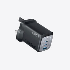 Anker Prime Wall Charger 67W GaN with 3 Ports Ultra-Compact Design Black