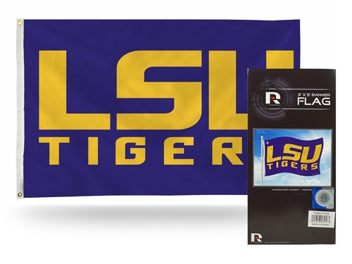 Louisiana State LSU Tigers 3x5 Banner Flag with grommets for hanging - 第 2/4 張圖片