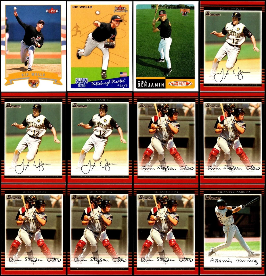 Lote de tarjetas 2002 Pittsburgh Pirates (96) - tesoro raro Foto 2 de 4