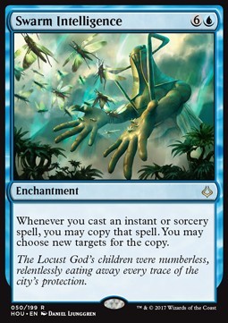 Magic/MTG Swarm Intelligence HOU-50 Rare Englisch Excellent