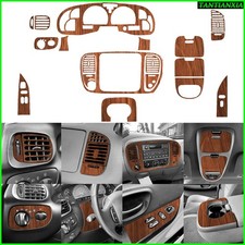 For Ford F-150 1997-2004 Wood Grain Sandal Interior Dashboard Full Cover Kit
