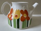 Figgjo Flint Annemarie Flower Teapot Missing Lid Kirsten Dekor Norway — photo 2
