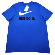 Nike Men's Sportswear T-Shirts Size XL Color Blue New With Original Tags 