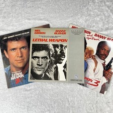 Lethal Weapon 1, 2  3 Laserdisc Movies - Set